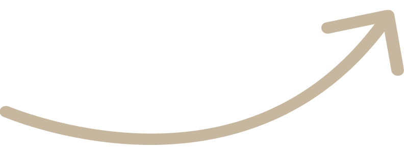 Beige pijl